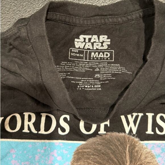 Vintage Tees - Star Wars Chewbacca Words of Wisdom Graphic Tee*SZ M - Picture 5 of 5
